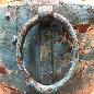Vase iron Turq. H48 (5801)