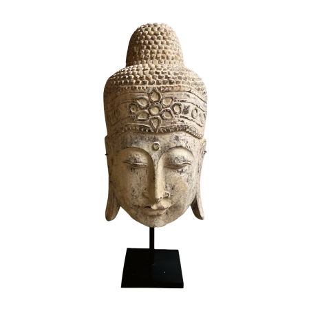 Big mask buddha w. stand(3804)