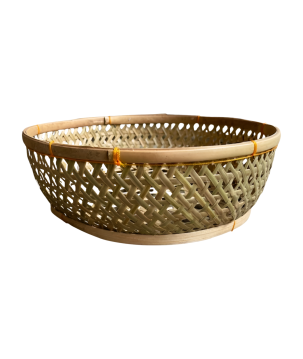 Bamboe basket D30H10cm(7008)