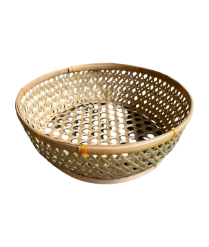 Bamboe basket D30H10cm(7008)