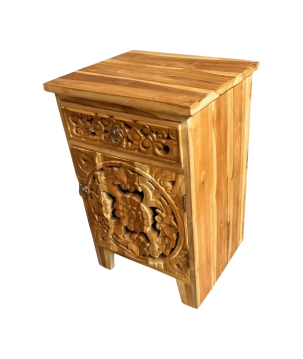 Bedside carv. Lubang 40x35H60(80842)