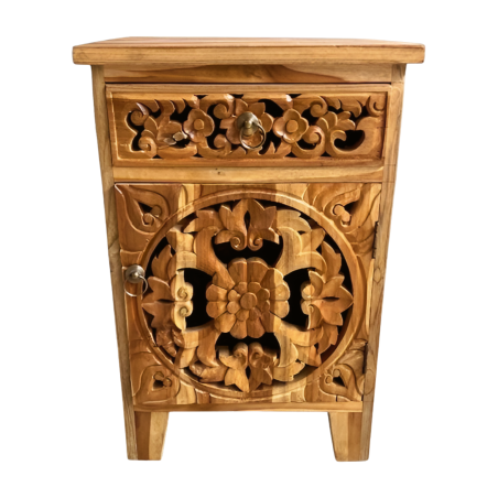 Bedside carv. Lubang 40x35H60(80842)