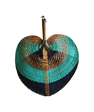 Hand fan L 45x52cm(80993)