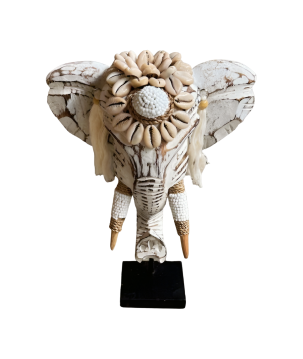 Elephant head shell 20xH32cm(80996)