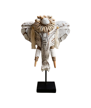Elephant head shell 20xH32cm(80996)