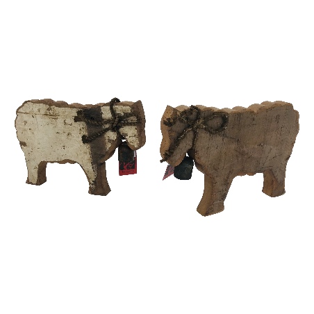Sheep old wood w. bell (5807)