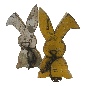 Rabbit old wood M (5813)