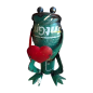 Frog w. heart 16x14H32cm