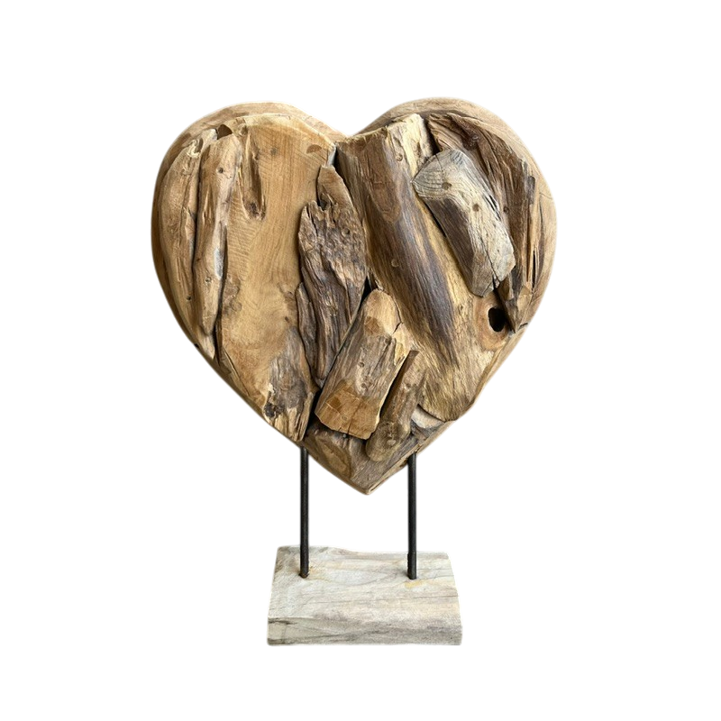 Heart akar on stand H50cm(3573)