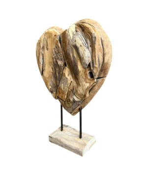 Heart akar on stand H50cm(3573)