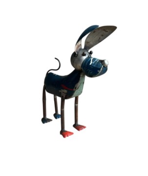 Dog recycled  30x14H34cm