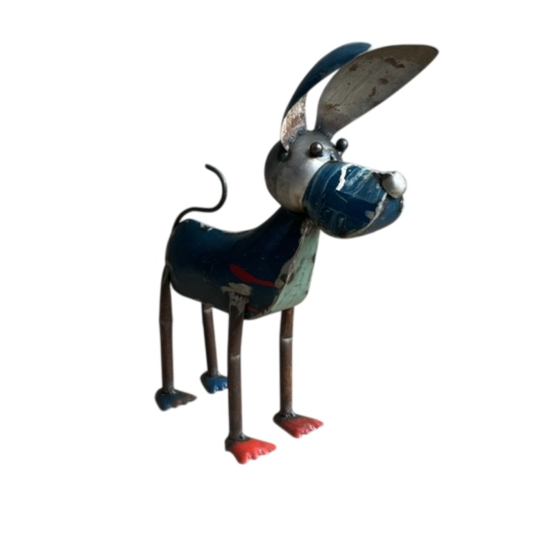 Dog recycled  30x14H34cm