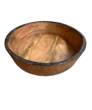 Bowl wood/iron D22(3397)