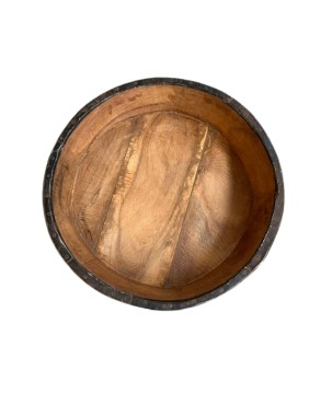 Bowl wood/iron D22(3397)