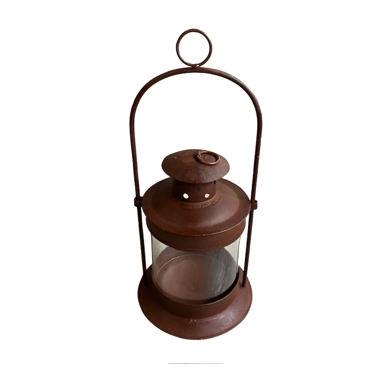 Lantern iron Rusty M (5304)