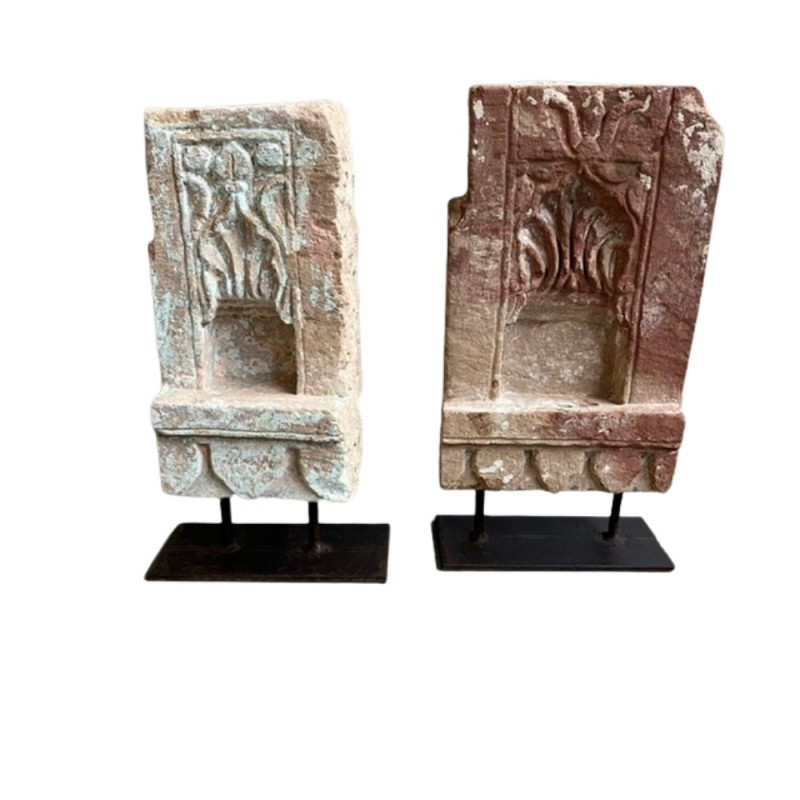 Stone lamp on st 35-40cm (5478)