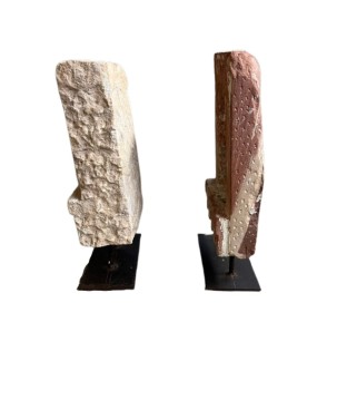Stone lamp on st 35-40cm (5478)