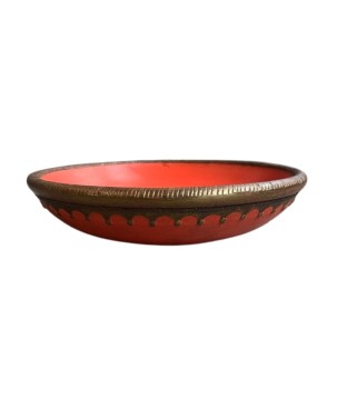 Bowl India orange D32H8cm(7177)