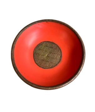 Bowl India orange D32H8cm(7177)