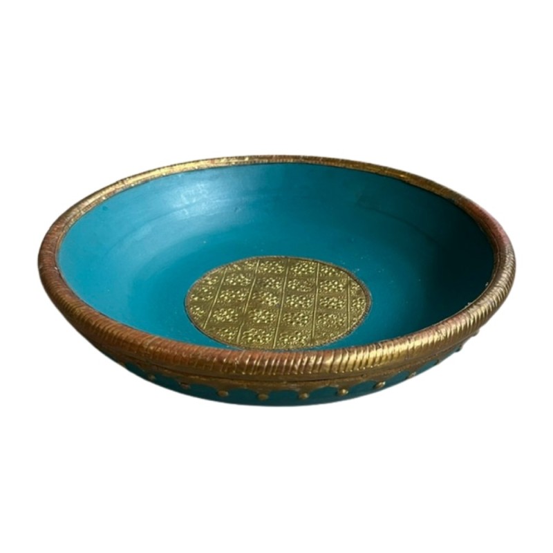 Bowl India turq.D32xH8 (7178)
