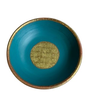 Bowl India turq.D32xH8 (7178)