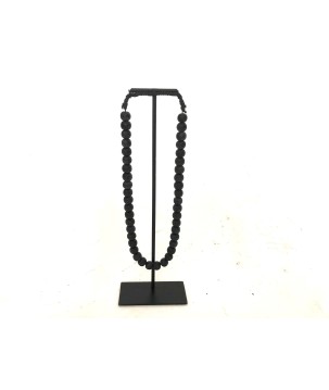 Neckless beads on stand antiq 16xH40cm(5422)