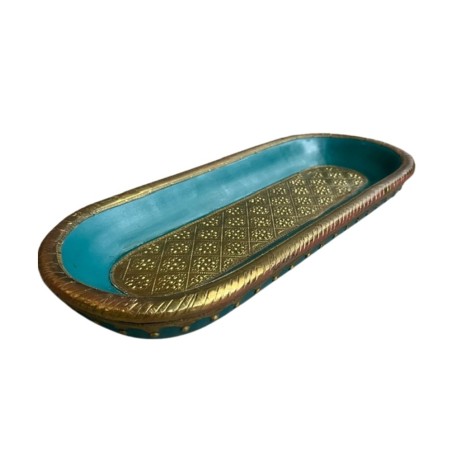 Bowl India turq. 43x18H5(7182)
