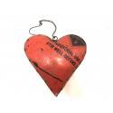 Heart old iron 15cm(3451)