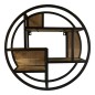 Ronde wandplank D60 zwart (3066)