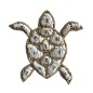 Turtle beads BA 23x23 (7284)