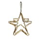 Star beads naturel S/3 20/30/35cm(7172)