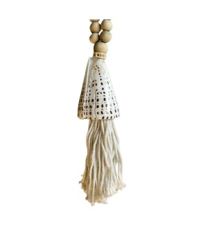 Chain beads Olon cream (80093)