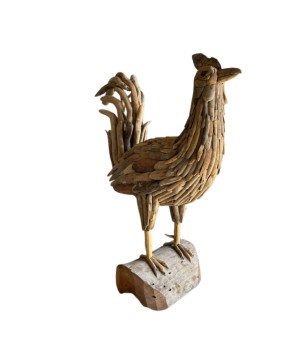 Rooster drift 70x40H90cm(80847)