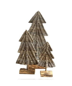 Tree wicker M H60cm (80978)