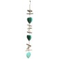 Heart carving driftw.(5932) mix colours