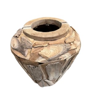 Pot teak akar D50H50 (7091)