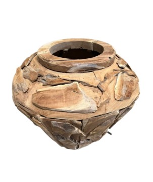 Pot teak akar D60H60 (7092)