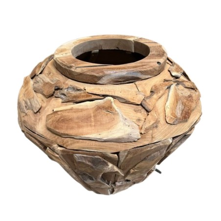 Pot teak akar D60H60 (7092)