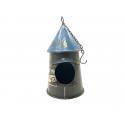 Birdhouse iron round H35(3082)