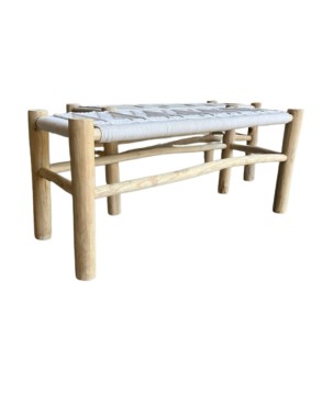 Bench macramé 120x40H45 (7425)