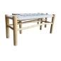Bench macramé 120x40H45 (7425)