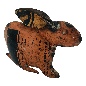 Rabbit old iron 16cm (7911)