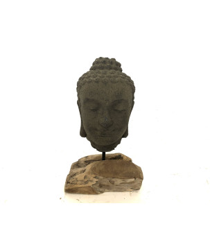 Head buddha on stand(3197)