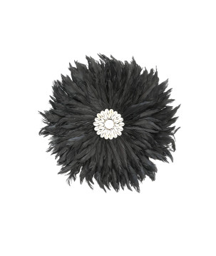 Walldeco feathers 35cm black(3247)