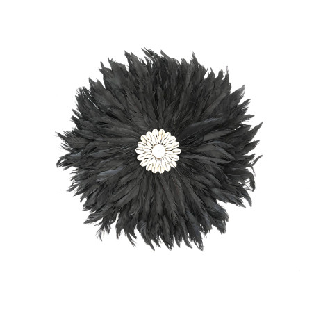 Walldeco feathers 35cm black(3247)