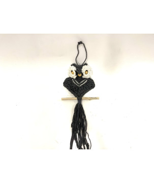 Owl grey macramé (3810)