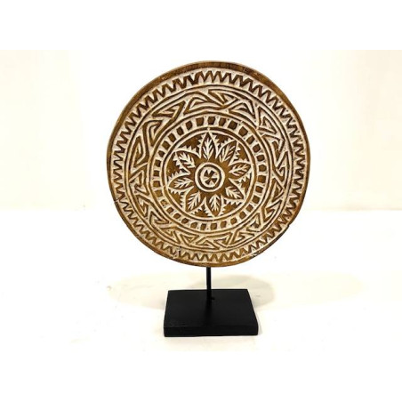 Round deco on stand (80079)