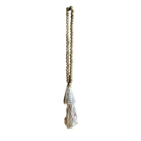Chain beads Olon cream (80093)