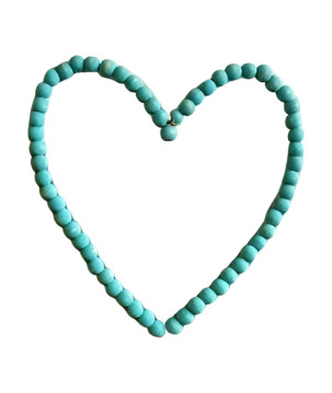 Heart beads 40x35cm(80236)