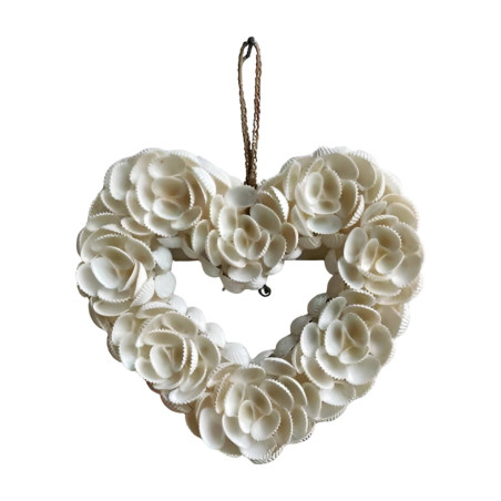 Heart shell 22xH20cm(80358)